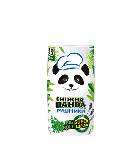 Prosoape de bucătărie Big Roll 2 str. 1 role 33 m. PANDA